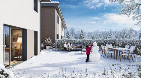 Programme immobilier neuf Les Maisons du Bourg - Grignon à proximité de la forêt et des montagnes (73200) - Référence : 12445