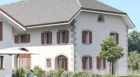 Programme immobilier neuf LE CLOS LYLO - Hauteville-sur-Fier : maisons et appartements neufs T3–T5 proche des montagnes (74150) - Référence : 12129