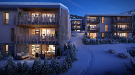 Programme immobilier neuf LES CHALETS D'OLCA - Houches proche du téléphérique de Bellevue (74310) - Référence : 10996