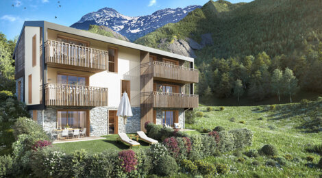 Programme immobilier neuf LES CHALETS D'OLCA - Houches proche du téléphérique de Bellevue (74310) - Référence : 10996