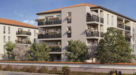 Programme immobilier neuf Le Clos des Amandiers - Jassans-Riottier quartier résidentiel à proximité du centre et bus (01480) - Référence : 14295