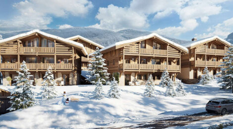 Programme immobilier neuf Chalets ISQUI - La Clusaz chalets de standing au pied des pistes massif des Aravis (74220) - Référence : 17117