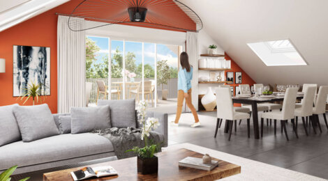 Programme immobilier neuf RESIDENCE LEYA - La Motte-Servolex à deux pas du lac du Bourget (73290) - Référence : 11784