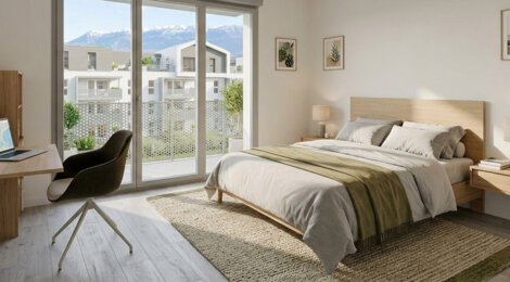 Programme immobilier neuf AZURIA - La Motte-Servolex vues dégagées sur le lac (73290) - Référence : 16129