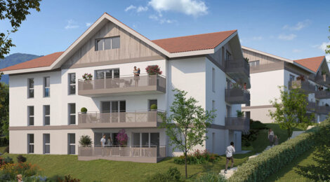 Programme immobilier neuf Anatole - La Roche-sur-Foron entre gare Annecy et Genève (74800) - Référence : 18453