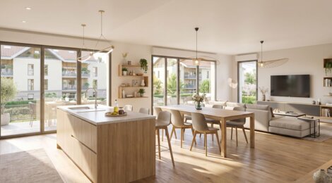 Programme immobilier neuf Contemplations - La Roche-sur-Foron proche gare Léman Express (74800) - Référence : 17772
