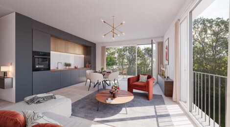 Programme immobilier neuf Le Domaine de Buttet - Le Bourget-du-Lac : logements neufs T2–T5 proche des commerces et de la plage (73370) - Référence : 15738