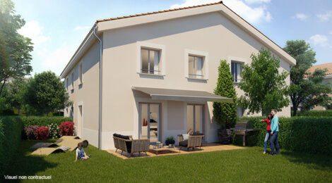 Programme immobilier neuf LES BALCONS DES MÉSANGES - Léaz : Résidence T2–T4 avec jardins clos et ensoleillement optimal en cœur de ville (01200) - Référence : 1406