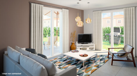 Programme immobilier neuf LES BALCONS DES MÉSANGES - Léaz : Résidence T2–T4 avec jardins clos et ensoleillement optimal en cœur de ville (01200) - Référence : 1406