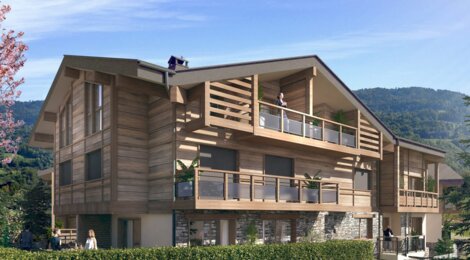 Programme immobilier neuf EDELWEISS - Les Gets : logements neufs lumineux et fonctionnels en station de ski (74260) - Référence : 7336