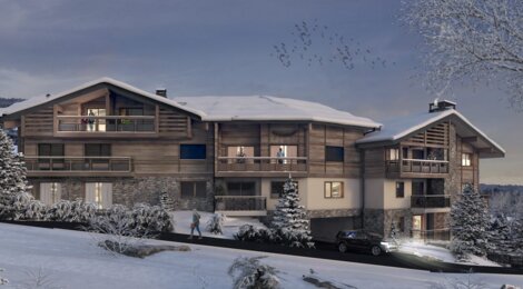 Programme immobilier neuf EDELWEISS - Les Gets : logements neufs lumineux et fonctionnels en station de ski (74260) - Référence : 7336