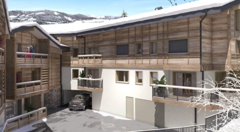 Programme immobilier neuf EDELWEISS - Les Gets : logements neufs lumineux et fonctionnels en station de ski (74260) - Référence : 7336