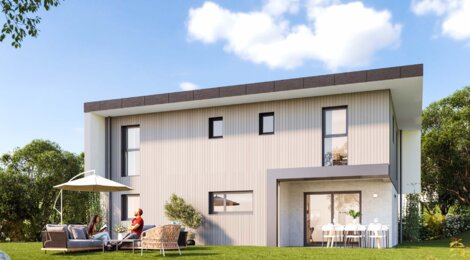 Programme immobilier neuf Les Vergers de Marcel + Domaine Les Marcellines - Les Ollières : logements neufs T2–T6 proche d’Annecy et des montagnes (74570) - Référence : 15794