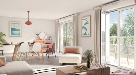 Programme immobilier neuf Villa des Sens - Loisin : logements neufs sécurisés et verdoyants proche des commodités
 (74140) - Référence : 8289