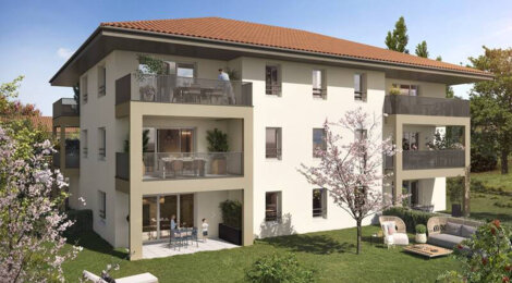 Programme immobilier neuf Villa des Sens - Loisin : logements neufs sécurisés et verdoyants proche des commodités
 (74140) - Référence : 8289