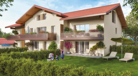 Programme immobilier neuf L'Orée - Lully  à 5 proximité de Bons-en-Chablais en 5 min (74890) - Référence : 16196