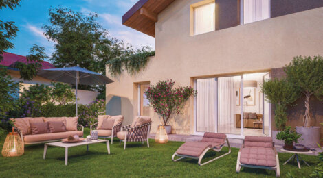 Programme immobilier neuf L'Orée - Lully  à 5 proximité de Bons-en-Chablais en 5 min (74890) - Référence : 16196