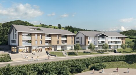 Programme immobilier neuf Côté Nature - Lyaud : logements neufs lumineux et sécurisés sur les hauteurs de Thonon (74200) - Référence : 14922
