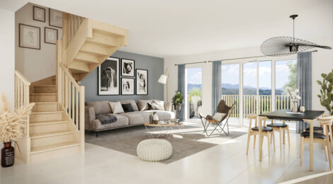 Programme immobilier neuf LA CLÉ DES CHAMPS - Marigny-Saint-Marcel : Résidence T2–T5 avec cadre naturel et confort optimisé proche de Rumilly (74150) - Référence : 4739