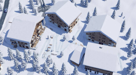 Programme immobilier neuf SILVER LODGES - Megève : Résidence T2–T5 avec architecture alpine et confort sécurisé en plein cœur de la nature (74120) - Référence : 4416