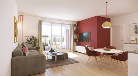 Programme immobilier neuf AUTHENTI'K - Miribel : Résidence T2–T5 avec luminosité naturelle et espaces extérieurs proche des commodités (01700) - Référence : 3472