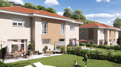 Programme immobilier neuf LE DOMAINE DU SALEVE - Monnetier-Mornex maisons neuves au pied du Salève (74560) - Référence : 13903