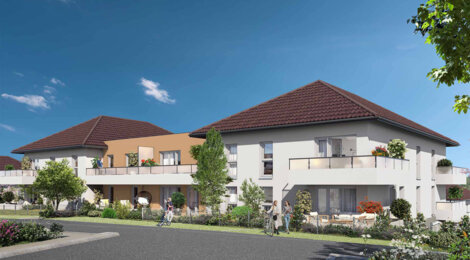 Programme immobilier neuf Les jardins des Prés Nouveaux - Mouxy : Résidence T2–T5 avec cadre montagnard et confort optimisé proche des commodités (73100) - Référence : 6597