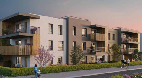 Programme immobilier neuf NUANCE GREEN - TR1 Libre - Mûres proche des lacs (74540) - Référence : 7932