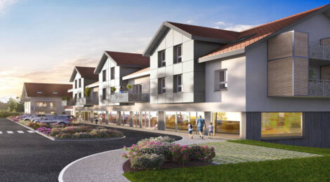 Programme immobilier neuf COEUR NANGY - Nangy : Résidence T2–T4 avec cadre montagneux et luminosité optimale proche d’Annemasse (74380) - Référence : 4228