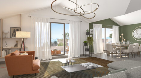 Programme immobilier neuf RESONANCE - Ornex : logements neufs T2–T4 proche de la frontière suisse (01210) - Référence : 12988