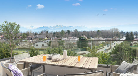 Programme immobilier neuf RESONANCE - Ornex : logements neufs T2–T4 proche de la frontière suisse (01210) - Référence : 12988