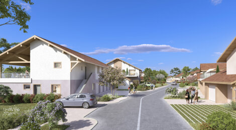 Programme immobilier neuf LES JARDINS DU GENEVRAY - Perrignier à proximité du centre-bourg (74550) - Référence : 12877