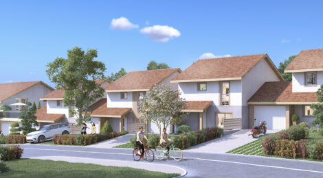 Programme immobilier neuf LES JARDINS DU GENEVRAY - Perrignier à proximité du centre-bourg (74550) - Référence : 12877