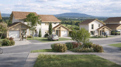 Programme immobilier neuf LE DOMAINE DU MOULIN - Perrignier logements neufs entre Genève et Lac Léman (74550) - Référence : 17029