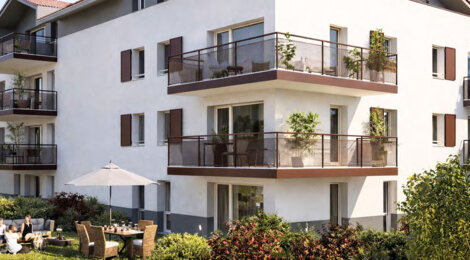 Programme immobilier neuf VILLA SACHA - Perrignier logements neufs entre lac et montagne proche gare (74550) - Référence : 17118