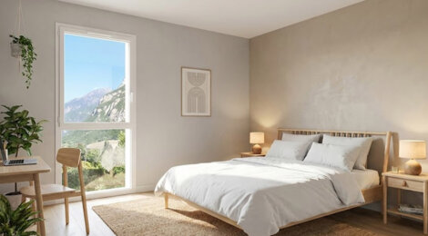 Programme immobilier neuf Le domaine du Golf - Porte de Savoie cadre naturel villas et maisons avec jardin (73800) - Référence : 17193