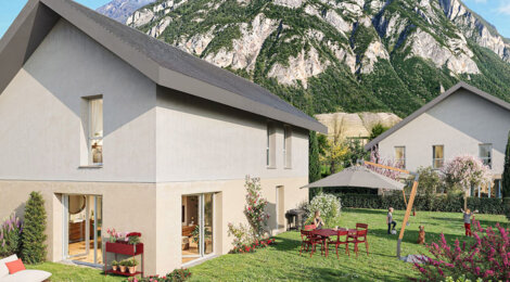 Programme immobilier neuf Le domaine du Golf - Porte de Savoie cadre naturel villas et maisons avec jardin (73800) - Référence : 17193