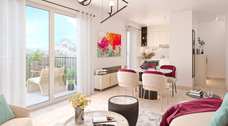 Programme immobilier neuf Villa Geneva - Bat C1 et D - Prévessin-Moëns appartements avec terrasses proche Suisse (01280) - Référence : 17567