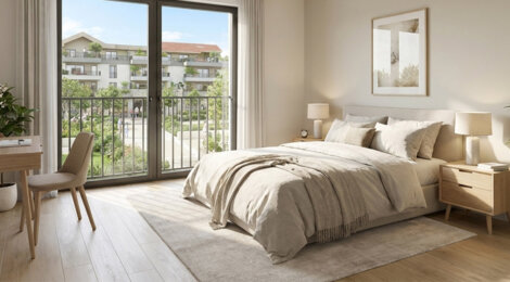 Programme immobilier neuf Villa Geneva - Bat C1 et D - Prévessin-Moëns appartements avec terrasses proche Suisse (01280) - Référence : 17567