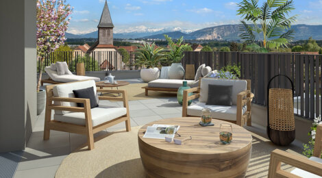 Programme immobilier neuf Villa Geneva - Bat C1 et D - Prévessin-Moëns appartements avec terrasses proche Suisse (01280) - Référence : 17567