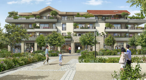 Programme immobilier neuf Villa Geneva - Bat C1 et D - Prévessin-Moëns appartements avec terrasses proche Suisse (01280) - Référence : 17567