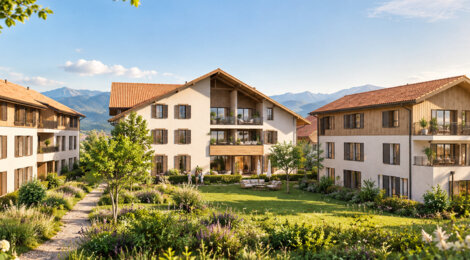 Programme immobilier neuf Prevessin-Moens - Prévessin-Moëns proche Genève dans un écrin de verdure (01280) - Référence : 18325