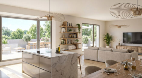Programme immobilier neuf Villas CELESTINE (TRANCHE 1) - Publier cadre de vie paisible proche Thonon les Bains et Léman (74500) - Référence : 16985