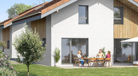 Programme immobilier neuf Villas CELESTINE (TRANCHE 1) - Publier cadre de vie paisible proche Thonon les Bains et Léman (74500) - Référence : 16985