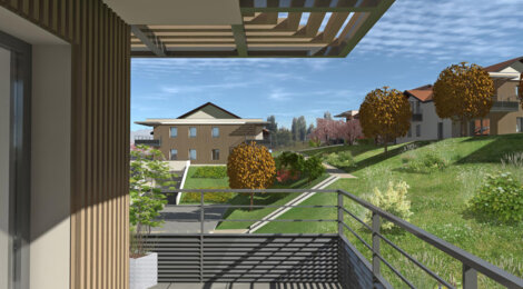 Programme immobilier neuf LE CHATENAY - Reignier-Esery : Résidence T2–T4 avec cadre verdoyant et équipements haut de gamme proche des espaces naturels (74930) - Référence : 4658