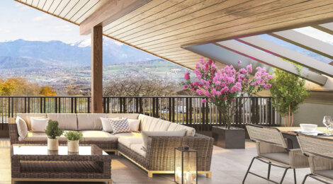 Programme immobilier neuf Grand Horizon - Reignier-Ésery une vue sur le Mont-Blanc à 25 minutes de Genève (74930) - Référence : 16203