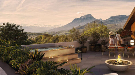 Programme immobilier neuf DOMAINE DE LA CROIX - Saint-Alban-Leysse : logements neufs T2–T5 proche de Chambéry et des montagnes (73230) - Référence : 15749