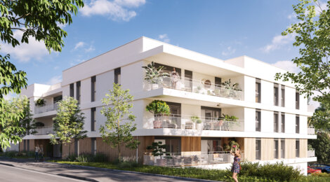 Programme immobilier neuf LE QUARK - Saint-Genis-Pouilly, logements neufs et proximité Genève en cœur de nature (01630) - Référence : 15973