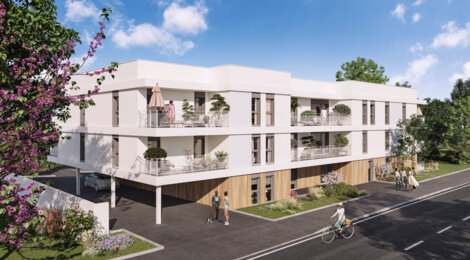 Programme immobilier neuf LE QUARK - Saint-Genis-Pouilly, logements neufs et proximité Genève en cœur de nature (01630) - Référence : 15973