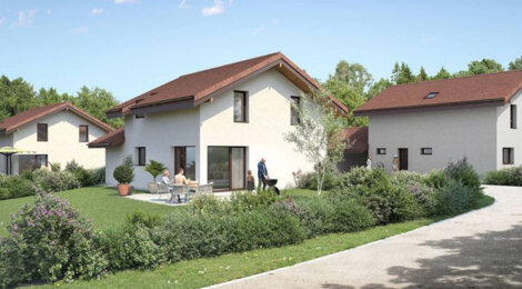 Programme immobilier neuf LES VILLAS PREAMBULE - Saint-Germain-sur-Rhône cadre naturel aux portes de la Suisse (01200) - Référence : 18004